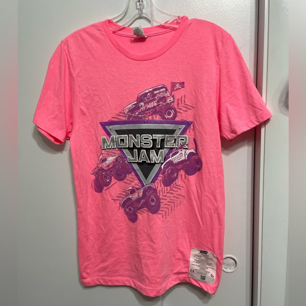 Monster Jam Pink Tshirt